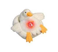 Coussin chauffant en forme de cygne en peluche douce, chauffe-pieds électrique réglable | Chauffe-pieds silencieux portable pour maison, chaise, lit, camping, bureau, bibliothèque, spa, confort