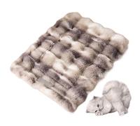 Coussin chauffant en peluche pour animal domestique - Lit auto-chauffant pour chat | Lit pour cage pour chien, coussin lavable pour animal domestique avec traversin en forme de C, oreiller imperméable