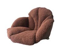 Coussin chauffant en peluche pour soulever les hanches - Coussin de fauteuil avec sangle élastique | Coussin de chaise Tatami avec support de taille plus épais | Coussin de siège pour étudiants de