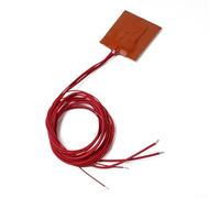 Coussin chauffant en silicone 12 V 10 W pour lit chauffant d'imprimante, élément chauffant de 50 x 50 mm avec ruban adhésif double face, chauffage rapide et performance stable