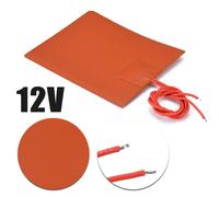 Coussin Chauffant En Silicone, 12v Dc, 80x100mm, 20w, Flexible, Étanche, Pour Imprimante 3d, Réservoir D'huile, En Caoutchouc De Silicone, Outils