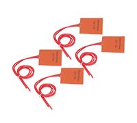 Coussin Chauffant en Silicone, 4 Pièces, 12V, 7.5W, 120-150 ℃, 50x50mm, Chauffage Rapide pour Baril de Pipeline
