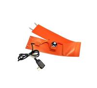 Coussin chauffant en silicone for tambour, enveloppe chauffante électrique, coussin chauffant for tambour en métal, bande chauffante for seau avec thermostat rotatif réglable(20L 200 * 860MM 800W)