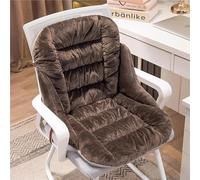 Coussin Chauffant For Chaise De Bureau, Coussin Chauffant Confortable, Couverture Chauffante Intelligente For Soulager Les Douleurs Au Dos, À La Nuque Et Aux Épaules(Brown)