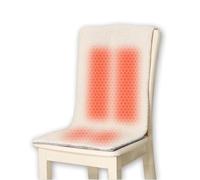 Coussin Chauffant For Chaise De Bureau, Coussin Chauffant USB Grande Surface De Chauffage, Minuterie De 10 Heures Et 5 Réglages De Température, Chauffage Rapide Lavable En Machine For La Maison(Pink)