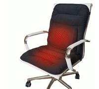 Coussin Chauffant For Fauteuil, 3 Niveaux De Température, Chauffe Rapidement USB Épais For Chaise De Bureau, Fauteuil À Bascule(Black)
