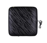 Coussin Chauffant For Siège Auto, Coussin De Siège Carré USB, Housse Chauffante Antidérapante, Coussin Chauffant Portable For L'hiver Et Le Bureau(Black)
