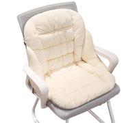 Coussin Chauffant For Siège De Chaise Soutien Complet Du Dossier, 9 Niveaux De Température, Confortable Et Facile À Installer Idéal For Les Fauteuils De Bureau À Domicile(Beige)