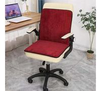 Coussin Chauffant For Siège, Siège Chauffant Portable For Chaise De Bureau, Coussin Chauffant De Camping En Sherpa, Couverture Chauffante Intelligente For Soulager Les Douleurs Au Dos(Red)