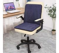 Coussin Chauffant For Siège, Siège Chauffant Portable For Chaise De Bureau, Coussin Chauffant De Camping En Sherpa, Couverture Chauffante Intelligente For Soulager Les Douleurs Au Dos(Blue)