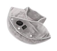 Coussin Chauffant Gris pour les épaules du Cou, Réglage de la Température à 3 Niveaux, Mode de Massage, Tissu de Sable, Chauffe-nuque électrique, Relaxation du Cou, des épaules et des Muscles du Dos