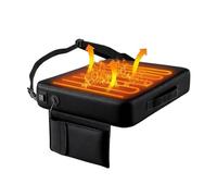 Coussin chauffant imperméable avec base antidérapante et réglable en température pour sports d'hiver, pêche sur glace, chaise chauffante pliable réglable