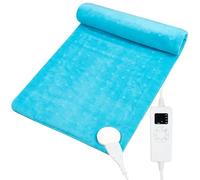 Coussin Chauffant Lesté Électrique Coussin Chauffant Pondéré pour Dos Jambes Cou et Épaules, 5 Niveaux Rapide Coussin Chauffant avec arrêt automatique, flanelle 30 × 60 cm 1.2 kg