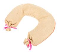 Coussin Chauffant Micro-ondable Nuque, Tour de Cou Khaki | Lin et Sel Brut, Diffusion Multicouche, Usage Domestique Ciblé