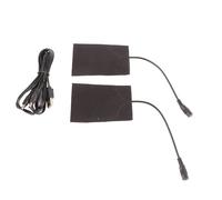 Coussin chauffant portable 1 paire, tapis chauffant USB en fibre de carbone, coussinets chauffants électriques 5 V, coussin chauffant à film chauffant pour réchauffer les pieds et