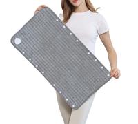 Coussin chauffant portable - 61 x 30,5 cm - Couverture chauffante électrique douce et lavable - Pour épaules, cou, genoux, taille, pied, menstruation, femmes, hommes, parents, personnes âgées