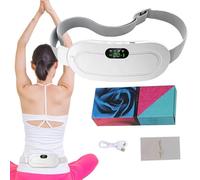 Coussin chauffant portable sans fil - Ceinture chauffante électrique rapide avec affichage numérique et 4 niveaux, bandeau chauffant portable sans fil réglable rechargeable 1800 mAh pour dos femme