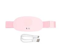 Coussin chauffant portable sans fil Coussin chauffant menstruel portable sans fil Appareil de ceinture électrique avec 5 niveaux de chaleur 7 modes de massage par vibration P53