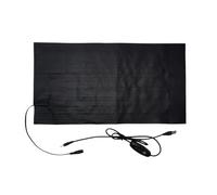 Coussin chauffant pour animaux de compagnie - Tapis chaud alimenté par USB, thermostat à trois vitesses, feuille douce, réchauffeur électrique robuste | Tapis chauffant pour chiens chats petits animau
