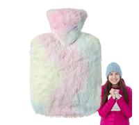 Coussin chauffant pour bouteille d'eau, bouillotte avec bouillotte de 1 000 ml, chauffe-mains d'hiver, bouillotte, chauffe-pieds