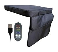 Coussin Chauffant pour Chaise,Coussin de Gradin avec 5 Niveaux de Chauffage - Tapis Pliable Portable pour Camping Pêche Stade Hiver Intérieur Extérieur
