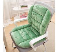 Coussin chauffant pour chaise de bureau, 4 réglages de minuterie et 9 réglages de température, coussin chauffant lavable en machine à chauffage rapide pour le confort hivernal(vert, B)