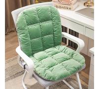 Coussin chauffant pour chaise de bureau, 4 réglages de minuterie et 9 réglages de température, coussin chauffant lavable en machine à chauffage rapide pour le confort hivernal(vert, A)