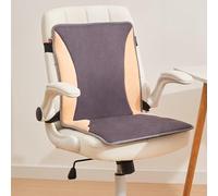 Coussin Chauffant pour Chaise de Bureau, Tapis Chauffant avec 9 Températures et 3 Réglages de Minuterie, Heating Pad Double Antidérapant(Purple)