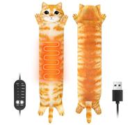 Coussin chauffant pour chat pour soulager les crampes menstruelles, coussin chauffant électrique portable alimenté par USB, animaux en peluche mignons, cadeaux amusants pour femmes, adolescentes,