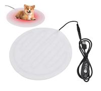 Coussin chauffant pour chiots et animaux domestiques - Grand tapis chauffant de 20 cm, lit isolé confortable pour animaux de compagnie, transat, lit confortable et confortable, matelas de couchage