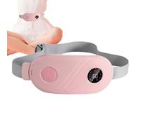 Coussin chauffant pour crampes d'époque - Ceinture chauffante vibrante | Masseur sans fil pour le dos, l'abdomen, la taille, la maison, le lit, le bureau, les voyages, le sommeil et