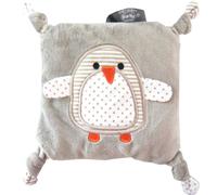 Fashy Coussin chauffant pour enfants 6383 – Motif pingouin – Déhoussable – 14 x 14 cm