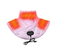 Coussin chauffant pour épaules avec massage, coussinet d'épaule chauffant électrique - Enveloppement avec masseur et 3 réglages de chaleur - Enveloppement de massage vibrant, coussin chauffa