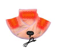 Coussin chauffant pour épaules avec massage, coussinet d'épaule chauffant électrique | Enveloppement de cou avec masseur et 3 réglages de chaleur | Coussin rapide, fonction d'arrêt