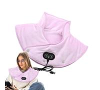 Coussin chauffant pour épaules avec massage, coussinet d'épaule chauffant électrique, Enveloppement de cou chauffant avec masseur et 3 réglages de chaleur, Coussin chauffant rapide, enveloppe de massa