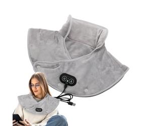 Coussin chauffant pour épaules avec massage, coussinet d'épaule chauffant électrique | Enveloppement d'épaule à 3 vitesses avec masseur,Coussin rapide pour femmes et hommes, foncti