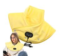 Coussin chauffant pour épaules avec massage - Enveloppe chauffante pour le cou avec masseur et 3 réglages de chaleur, coussin chauffant rapide, fonction d'arrêt automatique, massage par vibration