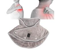 Coussin Chauffant pour épaules et Cou, 3 Niveaux de Temporisation de la Température Relaxante, Couverture Chauffante pour le Dos, Couverture électrique, Coussin Chauffant électrique Portable pour le D