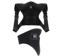 Coussin chauffant pour épaules - Protection d'épaules de massage électrique, contrôle de température respirant à 3 niveaux, enveloppe chauffante ergonomique pour le cou | pour hommes femmes adolescent