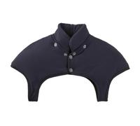 Coussin chauffant pour épaules sans manches avec cache-cou lesté | Cou pour femmes hommes maman soulagement du cou bleu marine L