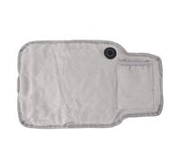 Coussin chauffant pour le bas du dos, enveloppe réglable portable, 3 vitesses, coussin chauffant portable en tissu suédé, 40x25 cm, 15.75x9.84 pouces