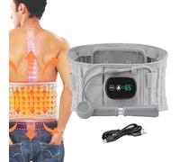 Coussin Chauffant Pour Le Bas Du Dos,Masseur Lombaire Rechargeable USB | Coussin De Massage Chauffant Portable Gonflable Pour Voyage, Travail, Roadtrip Récupération De Grossesse Menstruation