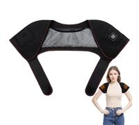 Coussin chauffant pour le cou | 3 réglages de température pour épaules et cou, arrêt automatique pour le haut du dos électrique en fibre de carbone