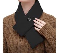 Coussin chauffant pour le cou - Écharpe chaude rechargeable avec 3 environnements de température, accessoires d'hiver sans fil portables, chauffe-cou électrique pour hommes féminins