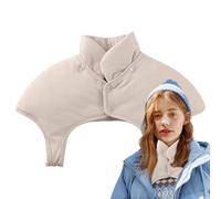 Coussin chauffant pour le cou et les épaules, coussin chauffant pour épaules | Chaud pour le cou et les chauffe-plat pour le dos,Tour de cou sans manches avec bretelles en relief pour papa et ma