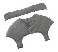 Coussin chauffant pour le cou et les épaules, coussin chauffant pour épaules, chauffe-plat chaud pour le dos - Tour de cou en relief avec bretelles sans manches pe