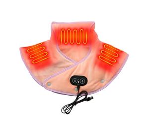 Coussin chauffant pour le cou et les épaules, coussin chauffant pour les épaules avec massage,Enveloppement d'épaule à 3 vitesses avec masseur | Coussin rapide, fonction d'arrêt au