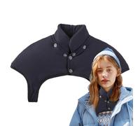 Coussin chauffant pour le cou et les épaules, coussin chauffant pour les épaules,Coussin chauffant chaud pour le cou et le dos - Épaulière à soulagement lesté, cache-cou sans manches pour papa et mama
