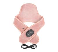 Coussin Chauffant Pour Le Cou - Masseur Alimenté Par USB | Enveloppement De Cou Chauffant Sans Fil | Ceinture De Thérapie Par Vibration Thermique | Velours 25,98x5,51 Pouces Pour La Relaxation Muscula