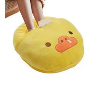 Coussin chauffant pour pieds - Velours ultra doux EVA 12,6 pouces | Chauffe-pieds électriques, chauffe-pieds intérieurs, design doux et confortable en forme de carton Anim